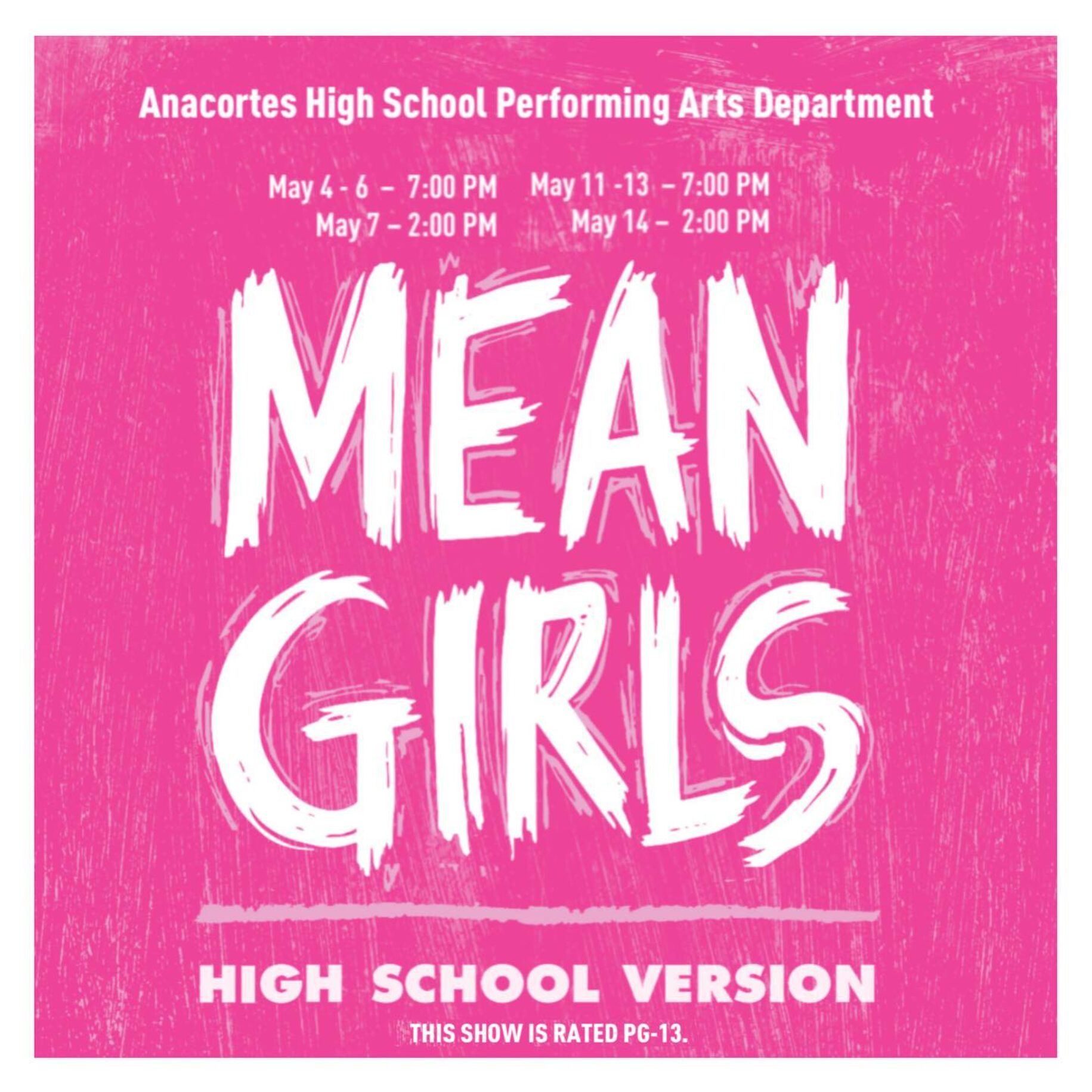 Mean Girls, May 2023 at Anacortes High School, Brodniak Hall